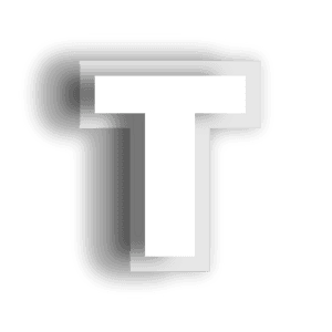 T decorative right